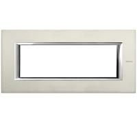 BTICINO HA4806XC AXOLUTE PLACCA RETTANGOLARE 6 MODULI ALLUMINIO SPAZZOLATO