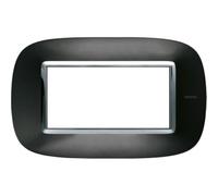 BTicino HB4804XS Axolute - placca ellittica 4 posti colore antracite axol