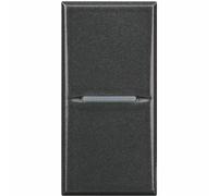 Deviatore 1P 10A 1m nero Bticino Axolute HS4003N
