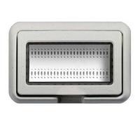 Bticino placca stagna IP55 bianco Linvinglight 4 moduli 24604N