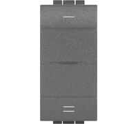 Interruttore dimmer antracite Bticino Living international L4411c connesso