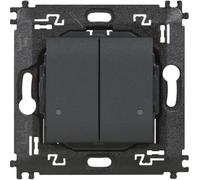Comando doppio luci wireless connesso Bticino Living international L4003DCW