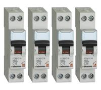 Bticino Interruttore Magnetotermico Kit 4 Pezzi 16 A 16A Unità Multiple