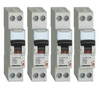 Bticino Interruttore Magnetotermico, Kit 4 Pezzi, 16 A