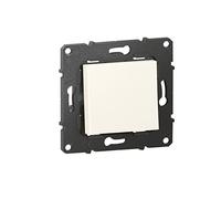 BTicino - Interruttore o avanti e indietro Altée 10A con collegamento a terminali automatici, finitura neve