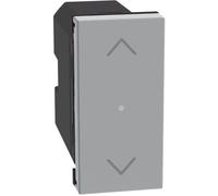 Comando tapparelle wireless Bticino MatixGO Smart 1 modulo grigio JG4027CWI