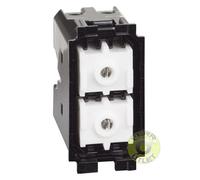 Pulsante doppio Bticino Living Now 1 modulo 1P NO + 1P NO - K4036