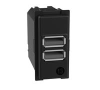 Caricatore USB con due portdue tipo A - 15W BTICINO LIVING NOW k4191AA