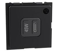 Bticino K4294C living now caricatore USB tipo C 2 moduli 45W ricarica rapida