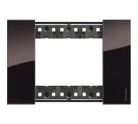 Placca Bticino Living Now 3 moduli notte KA4803DG