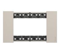 Placca Bticino Living Now 4 moduli colore sabbia KA4804KM