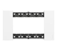 Placca Bticino Living Now 4 moduli colore bianco KA4804KW