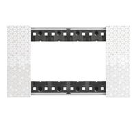 Bticino PLACCA 4 POSTI PIXEL Bticino LIVING NOW KA4804MW