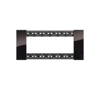 Placca Bticino Living Now 6 moduli colore Notte KA4806DG