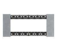 Placca Bticino Living Now 6 moduli colore Moon KA4806NW