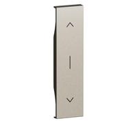 Cover per pulsante tapparelle interbloccato Bticino Living Now illuminabile champagne KC05