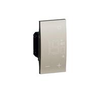 Termostato ambiente per fancoil Bticino Living Now champagne KC4691