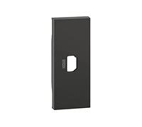 Cover Bticino Living Now per connettore HDMI 1 modulo nera KG14