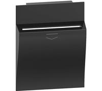 Bticino KG22M2 living now cover per tasca portabadge 2 moduli/posti colore Nero