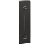 Cover illuminabile simbolo “Entra & Esci” Bticino living now COLORE NERO kG40