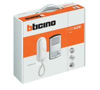 BTICINO Kit Audio Monofamiliare 2 Fili, Citofono con Cornetta Bianca Sprint L2 e