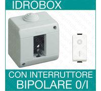 Bticino kit idrobox con presa, interruttore o interruttore bipolare serie Matix