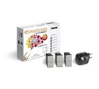 BTicino Kit Luci Connesse Livinglight Smart SNT3601KIT, Per Accendere/Spegnere Luci Tramite App o con Alexa, Google e Siri, con 1 Gateway Plug-in Nero S36GWGC e 3 Deviatori Tech Connessi NT4003C