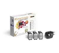 BTicino Kit Tapparelle Connesse Living Now Smart SKG3602KIT, Per Accendere/Spegnere Luci Tramite App o con Alexa, Google e Siri, 1 Gateway Plug-in Nero S36GWGC e 3 comandi tapparella connessi K4027C