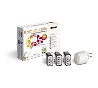 Bticino, Kit Tapparelle Connesse Living Now Smart SKW3602KIT, Per Alzare/Abbassare le Tapparelle con App o Assistenti Vocali, 1 Gateway Plug-in Bianco S36GWDC e 3 Comandi Tapparella Connessi K4027C
