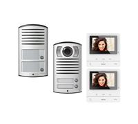Bticino kit Video Monitor vivavoce bifamiliare Doppio ingresso a 2 fili - 364622
