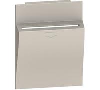 Bticino KM22M2 living now cover per tasca portabadge 2 moduli/posti colore Sabbi