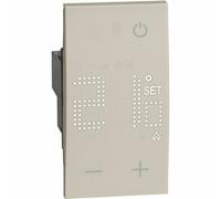 BTICINO KM4441 TERMOSTATO AMBIENTE 230V SABBIA 2 MODULI LIVING NOW