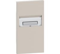 Cover per lampada segnapasso 2 moduli, sabbia km71 bticino living now