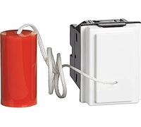 Pulsante a tirante Bticino Living Now 1P 10A colore Bianco KW4033