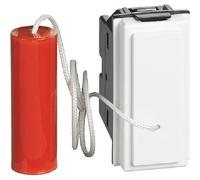 Pulsante a tirante Bticino Living Now 1P 10A colore Bianco KW4033