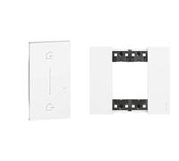 Bticino KW40M2 Cover con Simbolo Entra&Esci, Serie Living Now, da Applicare su Comando Scenario Wireless (Art. K4570CW) KA4802KW Placca per Punto Luce, Serie Living Now