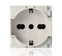Presa Schuko Bticino Living Now 10/16A colore bianca KW4140A16