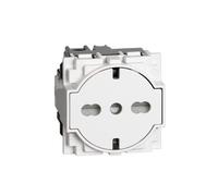 BTICINO KW4140A16F - Presa Flat Standard Tedesco e Bipasso 10/16A 250 V Ac - Bia