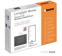 Bticino L1010KIT living light ANTRACITE KIT Starter Luci ed Energia