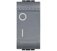 Bticino Living Light Interruttore bipolare L4002N 16A illuminabile antracite 1M