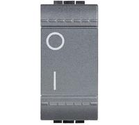 Bticino Living Light Interruttore bipolare L4002N 16A illuminabile antracite 1M