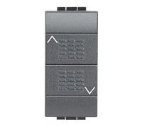 BTICINO L4037 DOPPIO PULSANTE INTERBLOCCATO LIVING INTER