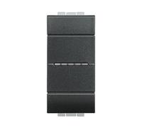 Bticino L4054 living light invertitore comando assiale 1 polo 16A colore Antraci