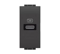 Caricatore USB Bticino LivingLight tipo C1 modulo antracite L4192C