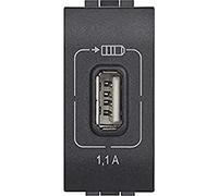 Living Light - Caricatore USB antracite - L4285C1