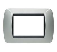 Living Int. - Placca 3 posti alluminio - L4803AL