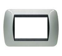 Living Int. - Placca 3 posti alluminio - L4803AL