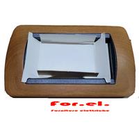 Bticino L4804LNC Placca 4p legn.noce living int