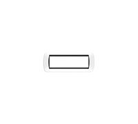 Placca 7 posti Bianco Scuro Bticino Living L4807PB