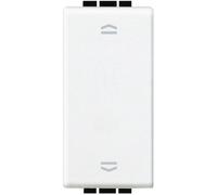 Commutatore doppio tasto 1-0-2 Bianco Btcino Living Light N4027